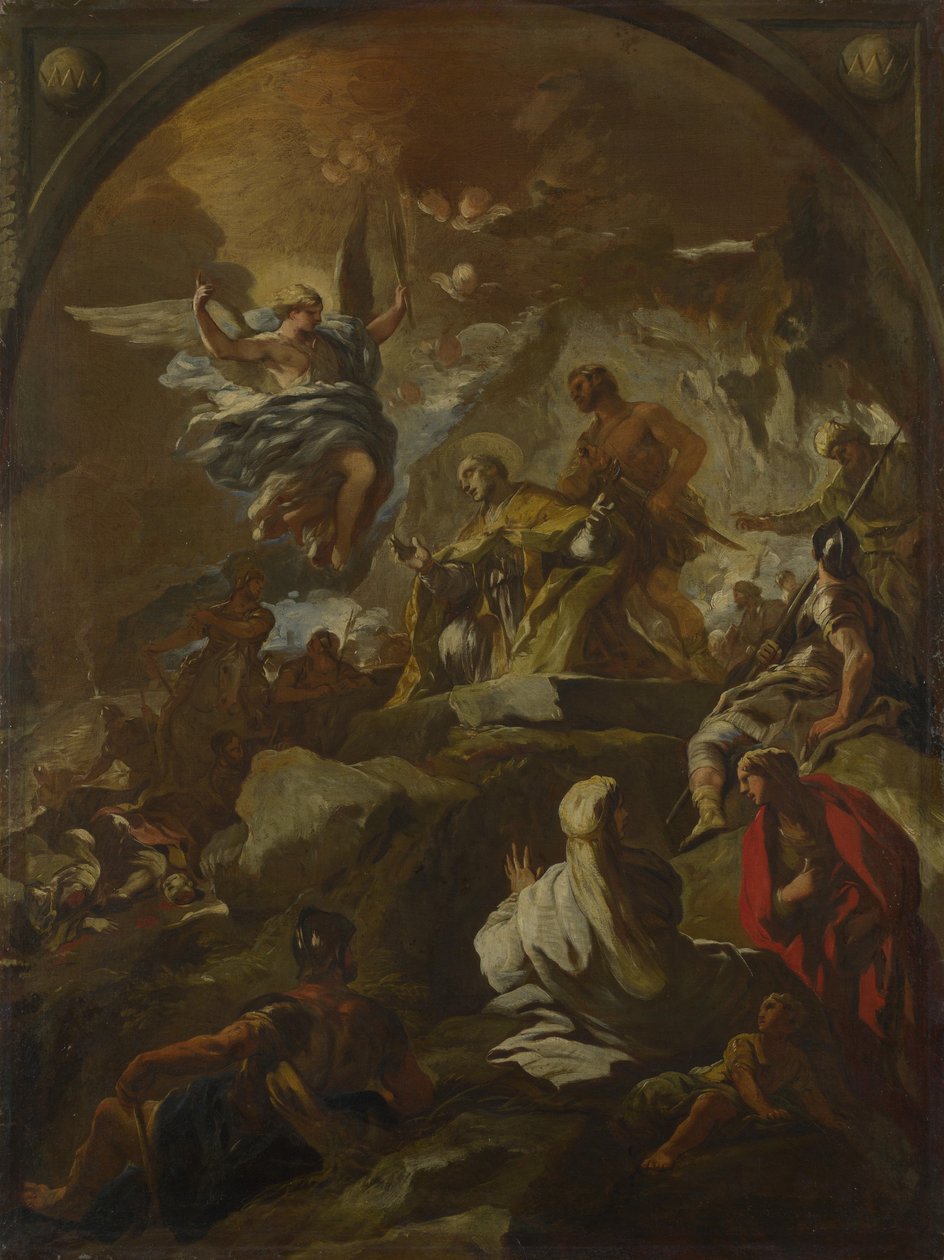 Martyrskapet av Saint Januarius, ca 1690. av Luca Giordano