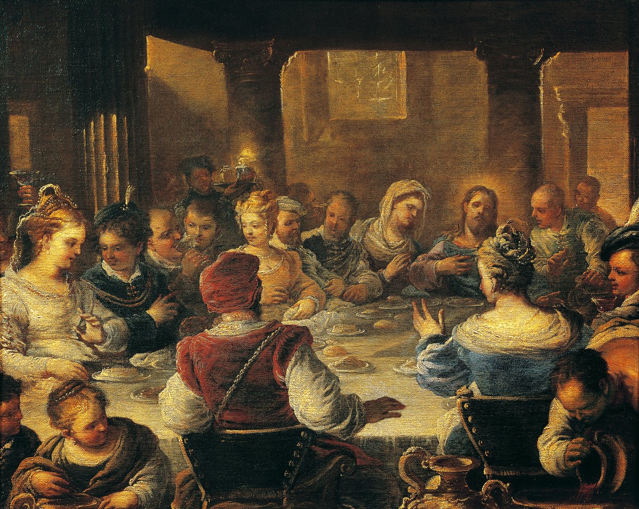 Bröllop i Cana av Luca Giordano