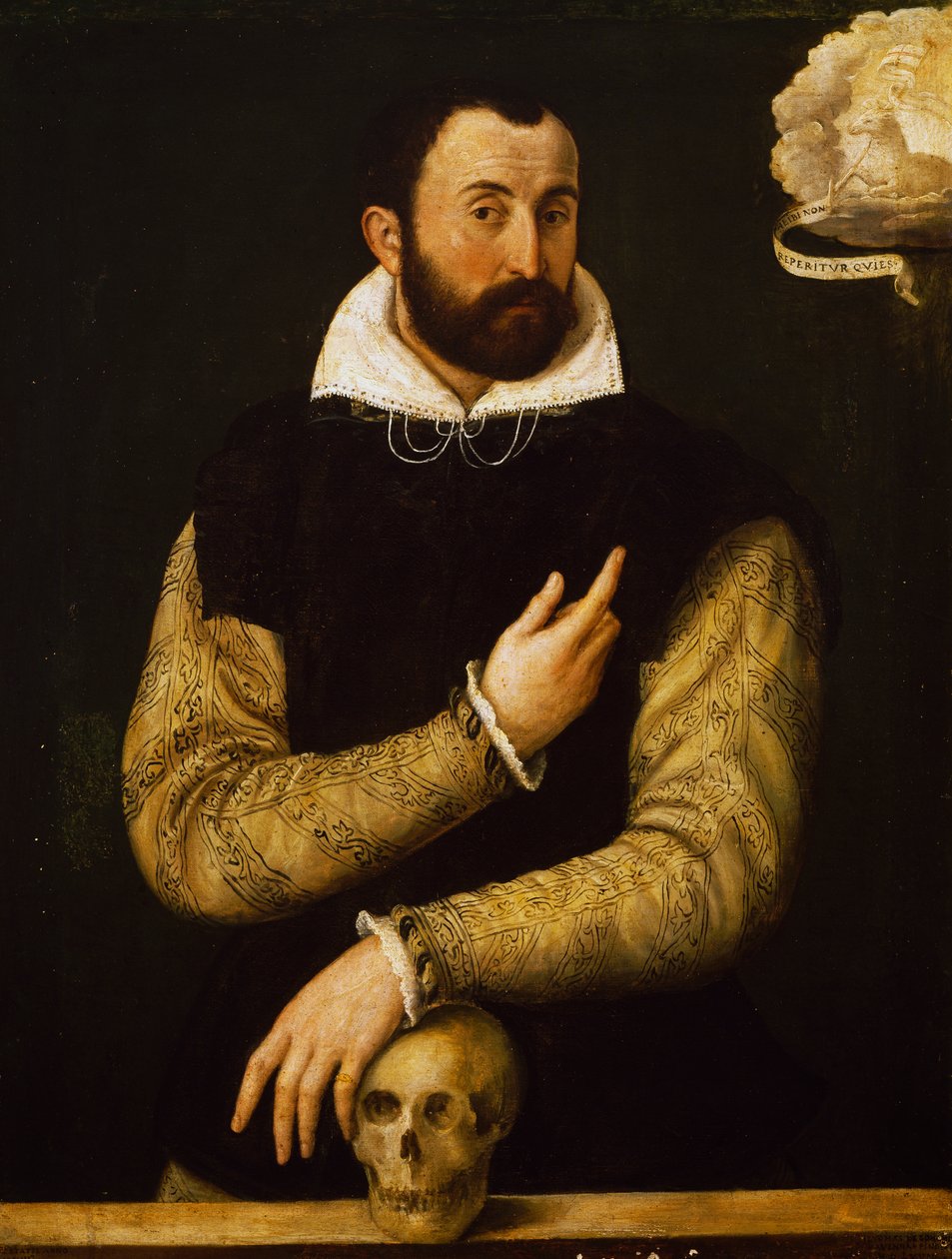 Porträtt av Girolamo Rossi (olja på duk) av Luca Longhi