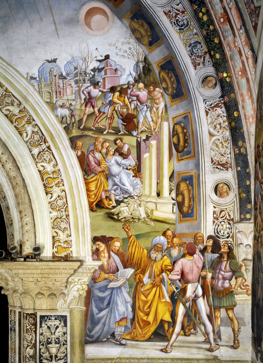 Apocalypse, från Last Judgment freskcykel av Luca Signorelli