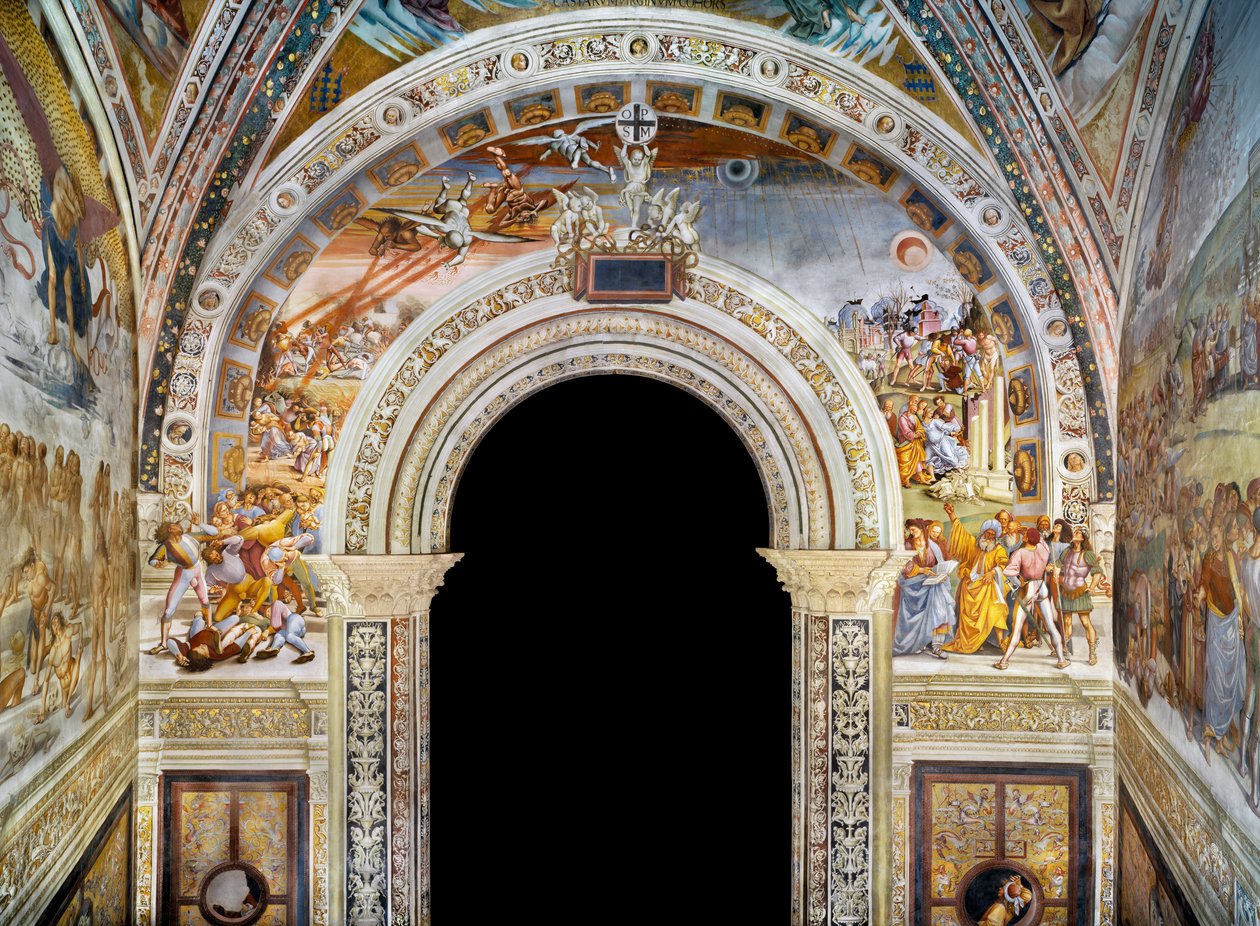 Apocalypse, från Last Judgment freskcykel av Luca Signorelli