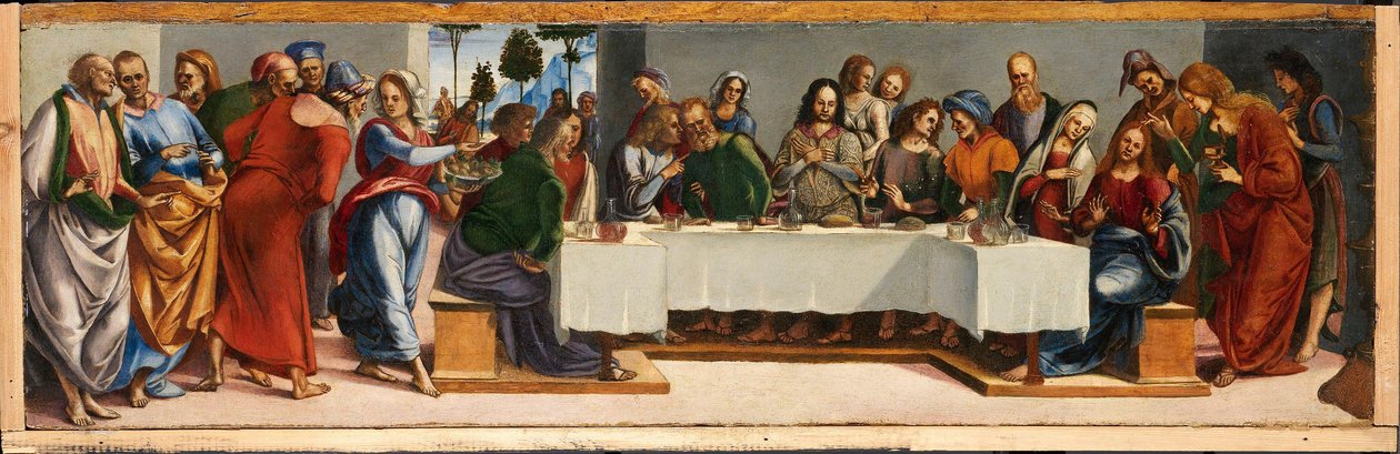 Kristus i farisén Simons hus av Luca Signorelli