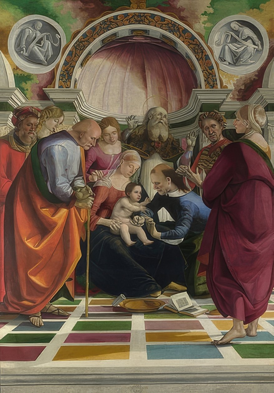 Jesu omskärelse. Omkring 1490-91 av Luca Signorelli
