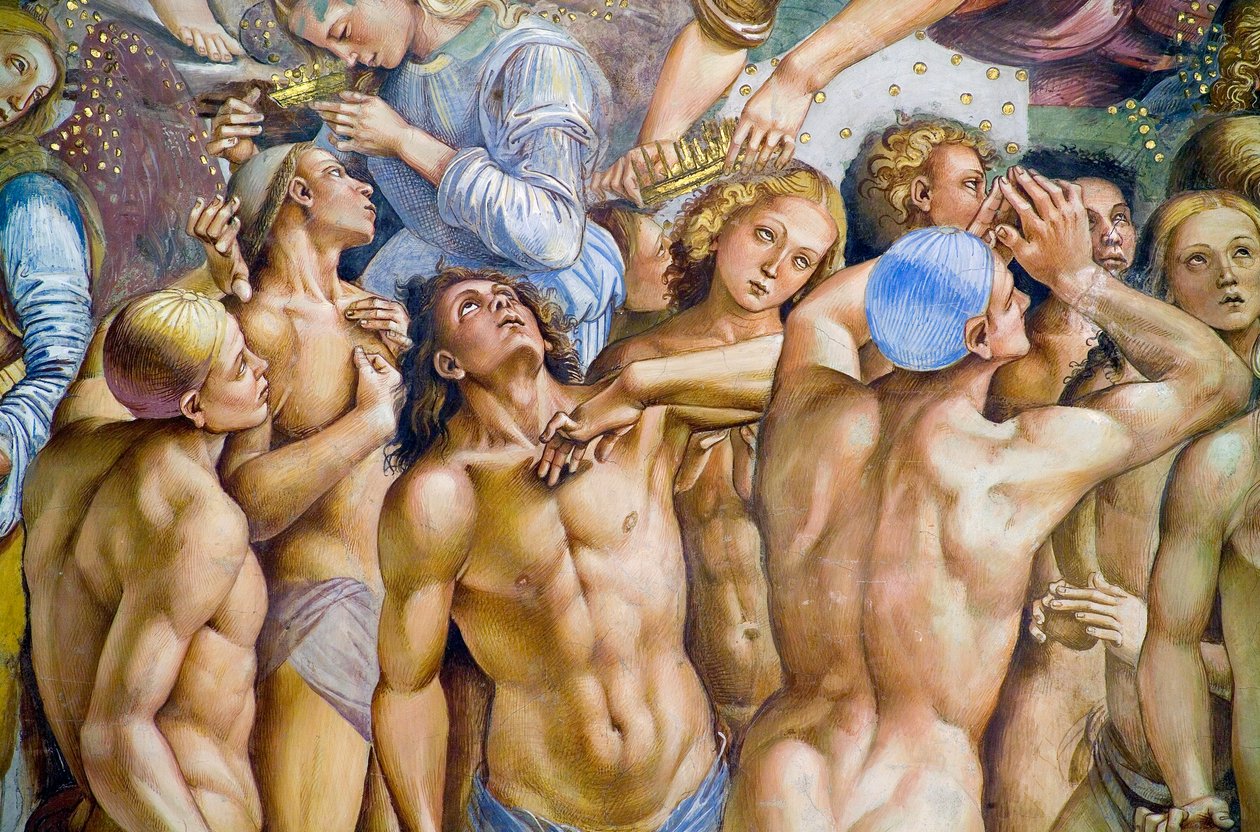 Elect, från Last Judgment freskcykel av Luca Signorelli