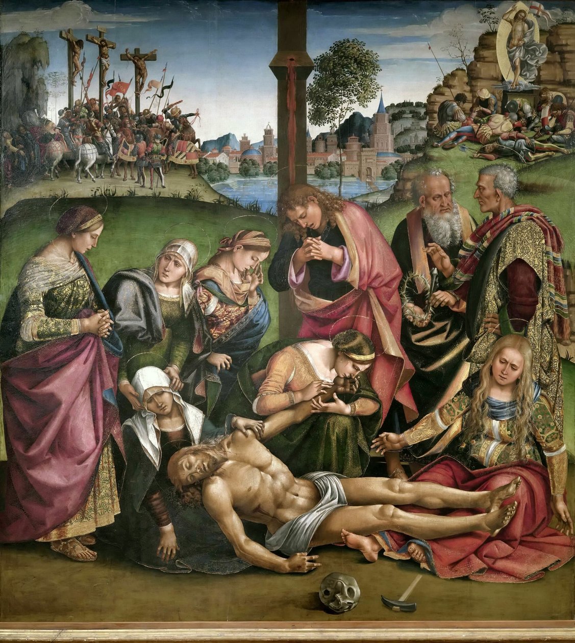 Klagosång över den döde Kristus, 1502. av Luca Signorelli