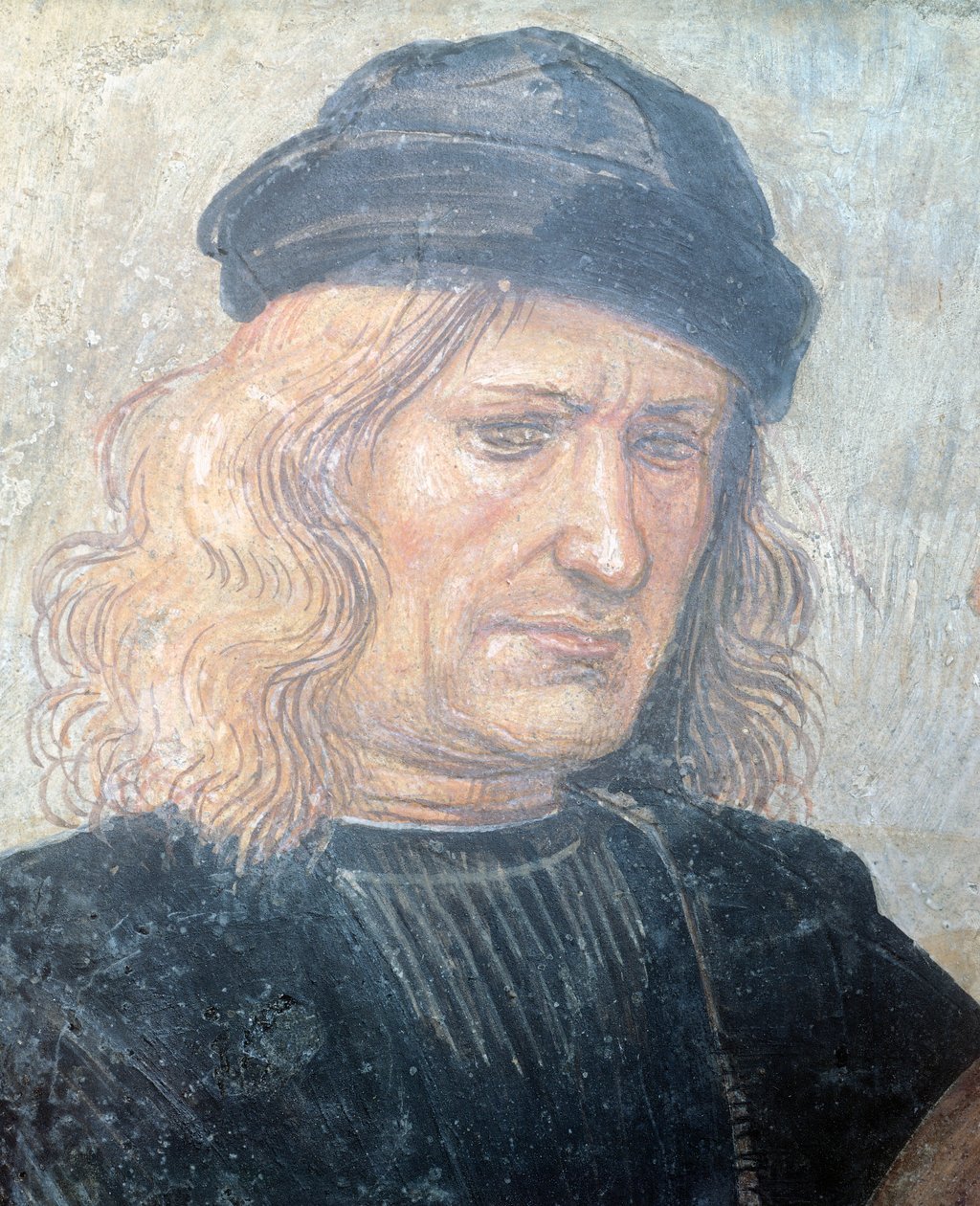 Självporträtt av Luca Signorelli (ca 1445-1523), färskt av Luca Signorelli