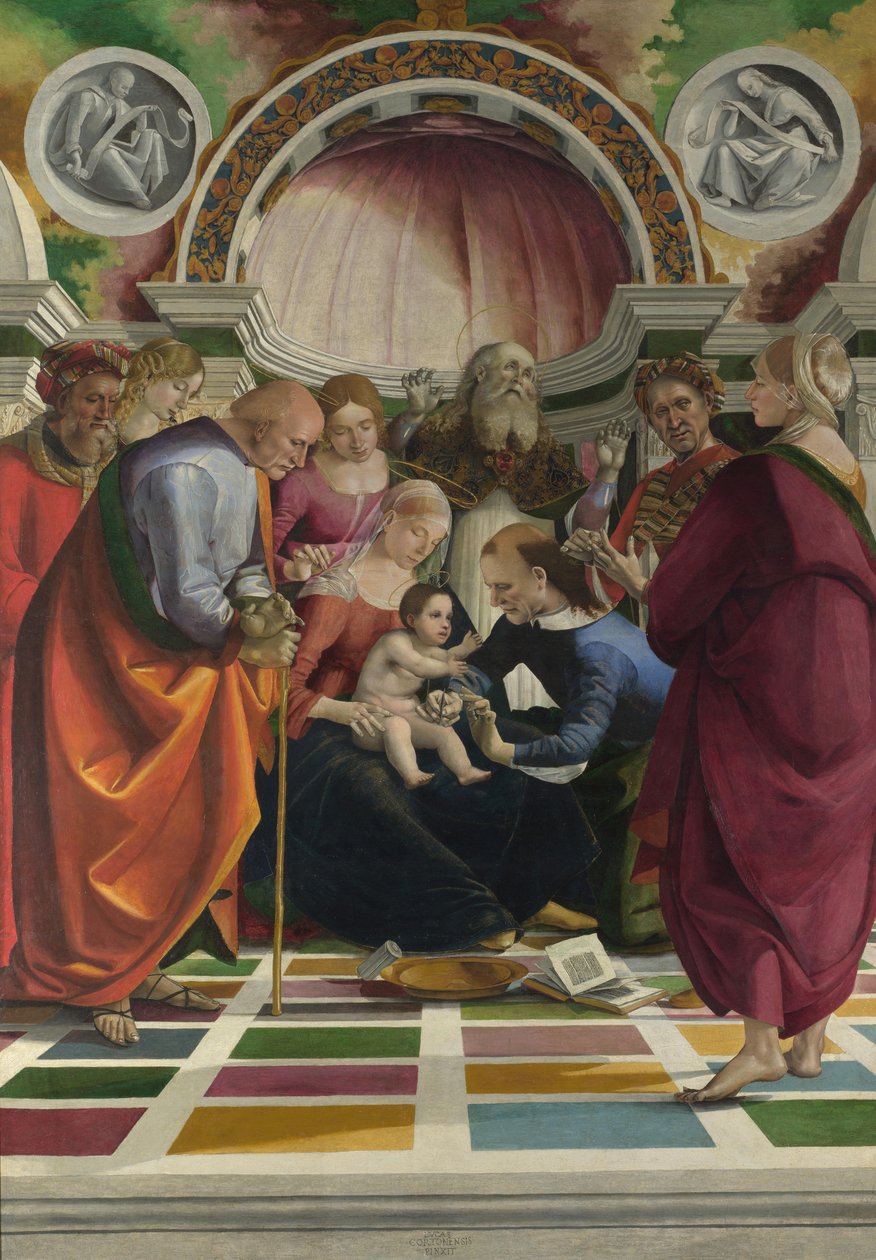 Omskärelsen, c. 1490 av Luca Signorelli