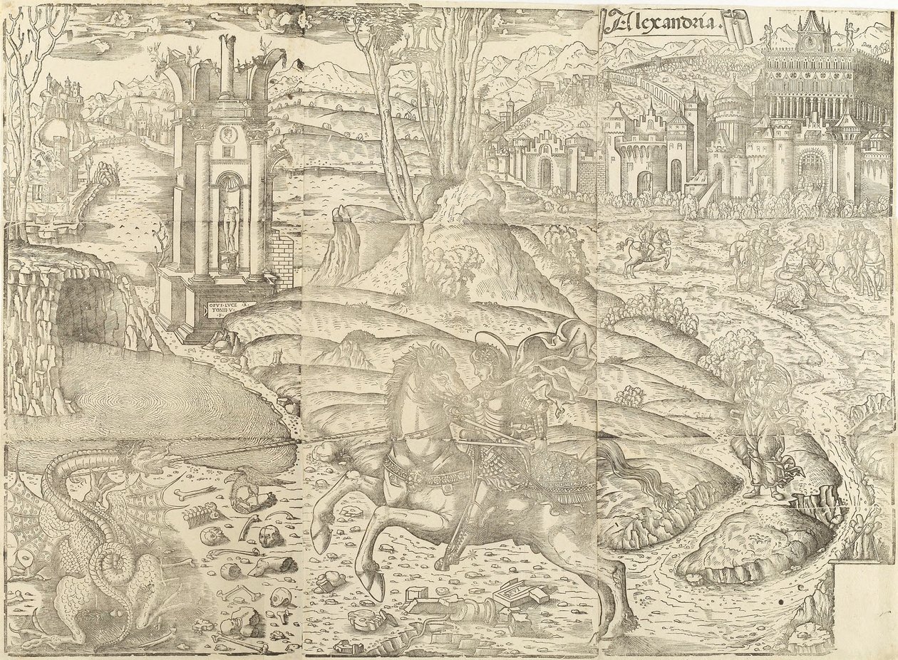 St George och draken av Lucantonio degli Uberti
