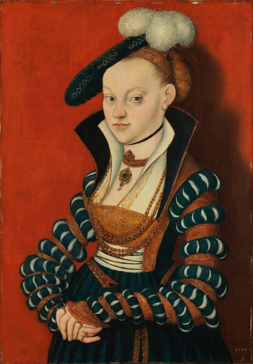 Bildnis Christiane von Eulenau  av Lucas Cranach the Elder