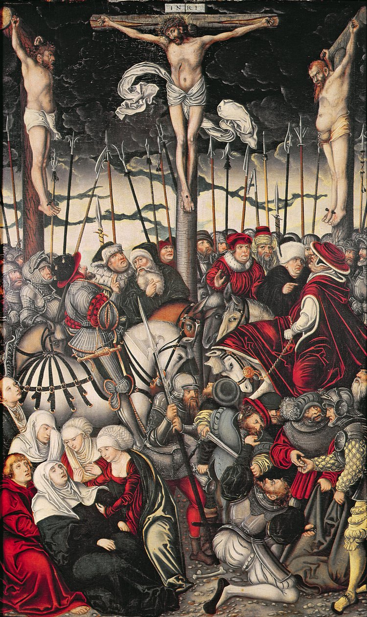 Golgata av Lucas Cranach the Elder