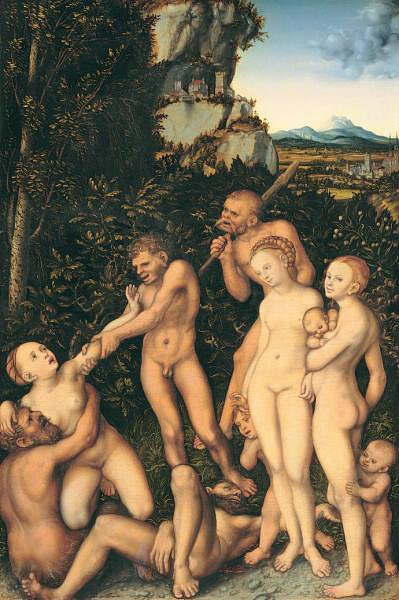 Die Früchte der Eifersucht  av Lucas Cranach the Elder