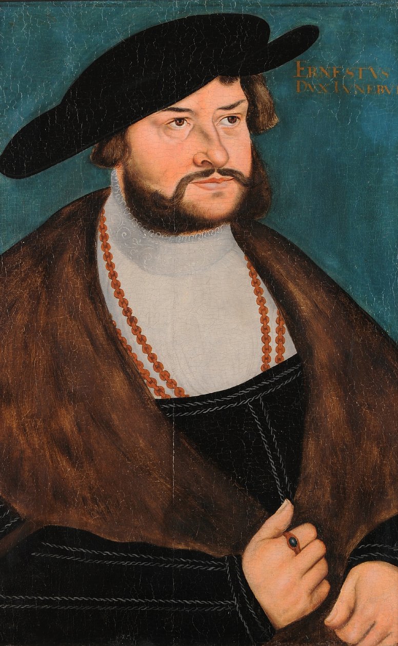 Ernst Bekännaren, hertig av Braunschweig-Lüneburg-Celle av Lucas Cranach the Elder