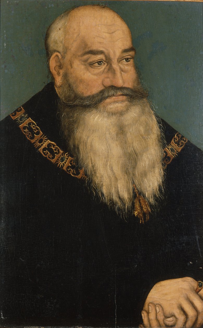 George den skäggige av Lucas Cranach the Elder