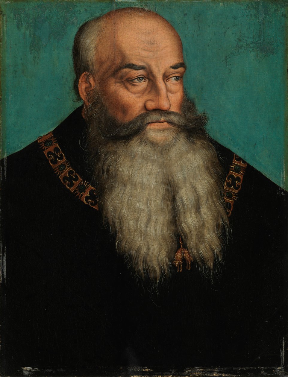 Herzog Georg der Bärtige von Sachsen  av Lucas Cranach the Elder