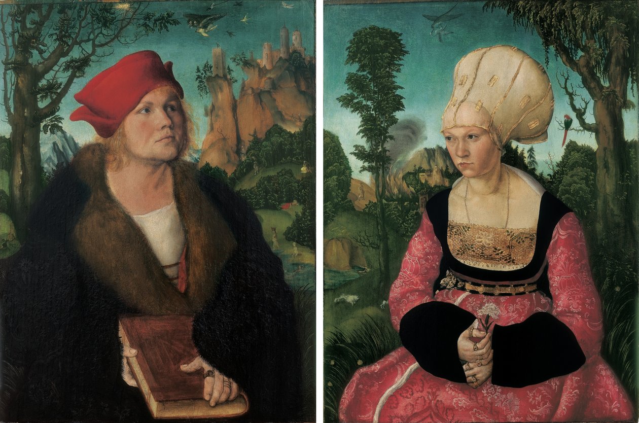 Johannes und Anna Cuspinian  av Lucas Cranach the Elder