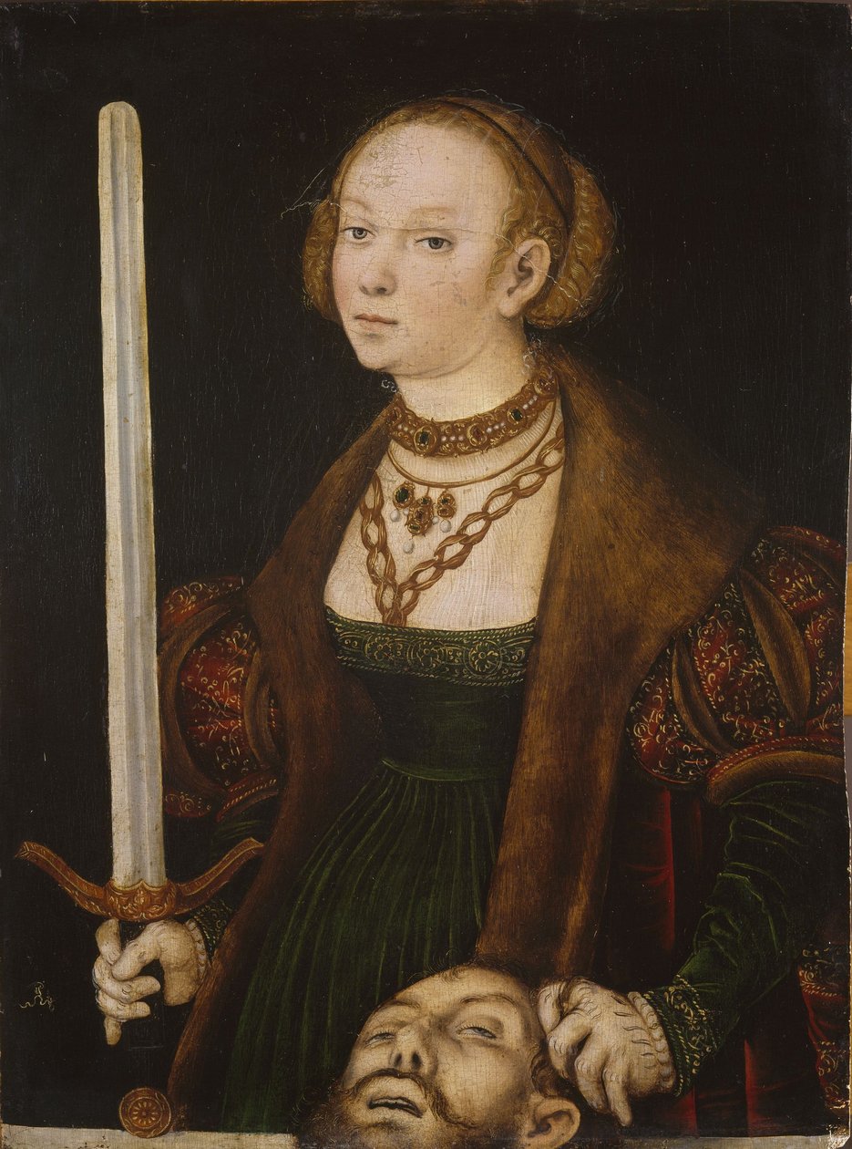 Judith mit dem Kopf von Holofernes  av Lucas Cranach the Elder
