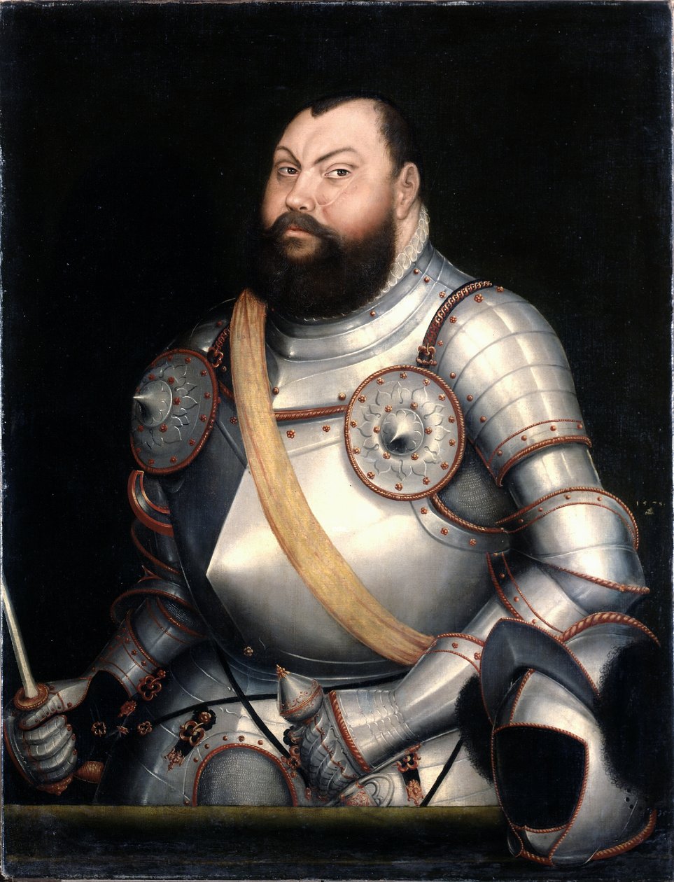 Kurfürst Johann Friedrich der Großmütige von Sachsen  av Lucas Cranach the Elder