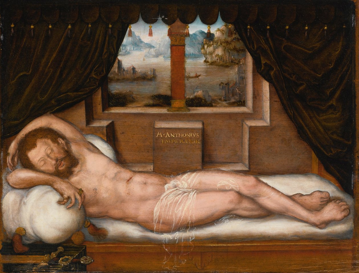 The Dying Marc Anthony av Lucas Cranach the Elder