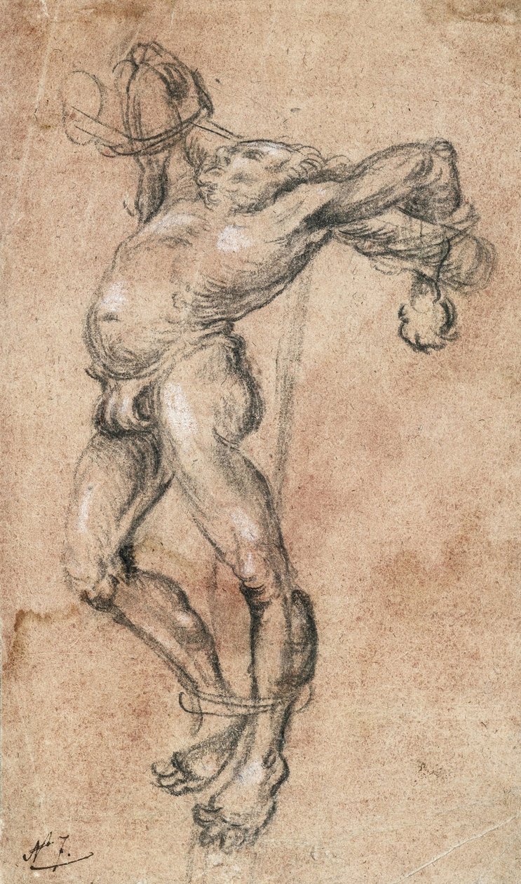 Tjuv på korset, vänd åt vänster av Lucas Cranach the Elder