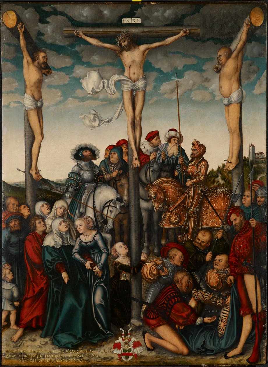 Crucifixion av Lucas Cranach the Elder