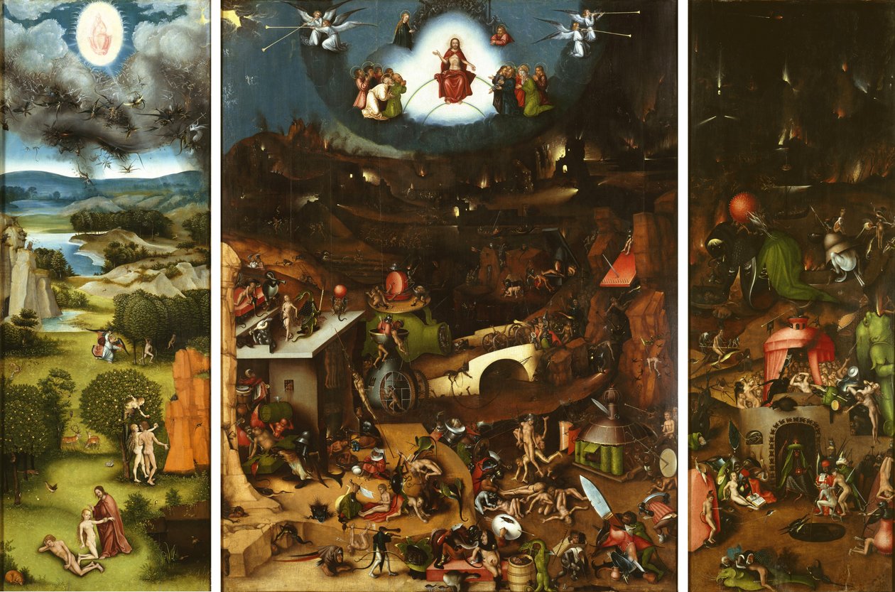 The Last Judgment av Lucas Cranach the Elder