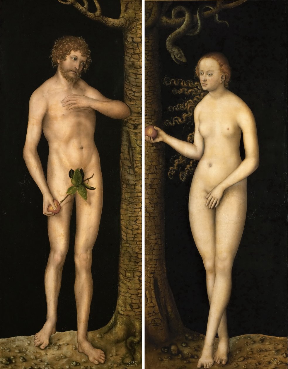 Människans fall av Lucas Cranach the Elder