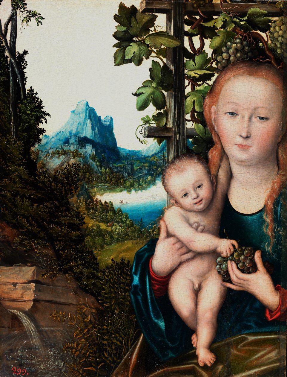 Madonna and Child av Lucas Cranach the Elder