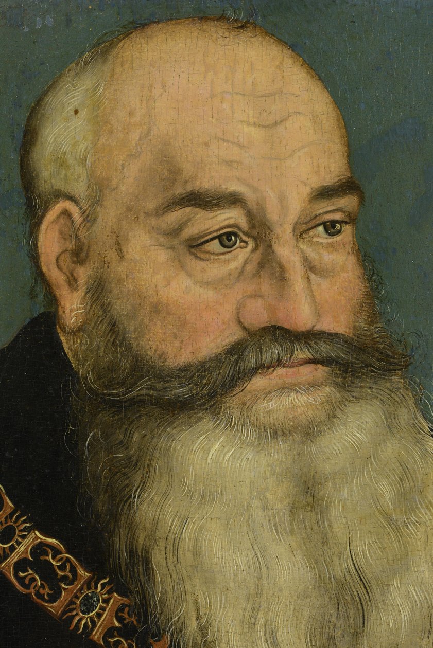 Portrait of Georg the Bearded, Duke of Saxony av Lucas Cranach the Elder