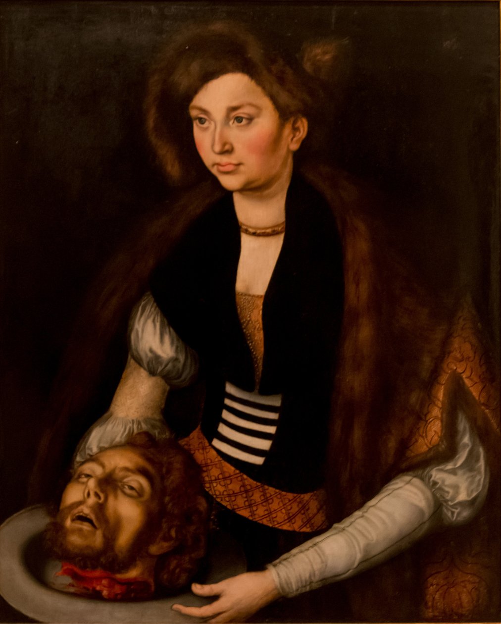 Salome med huvudet på Johannes Döparen av Lucas Cranach the Elder