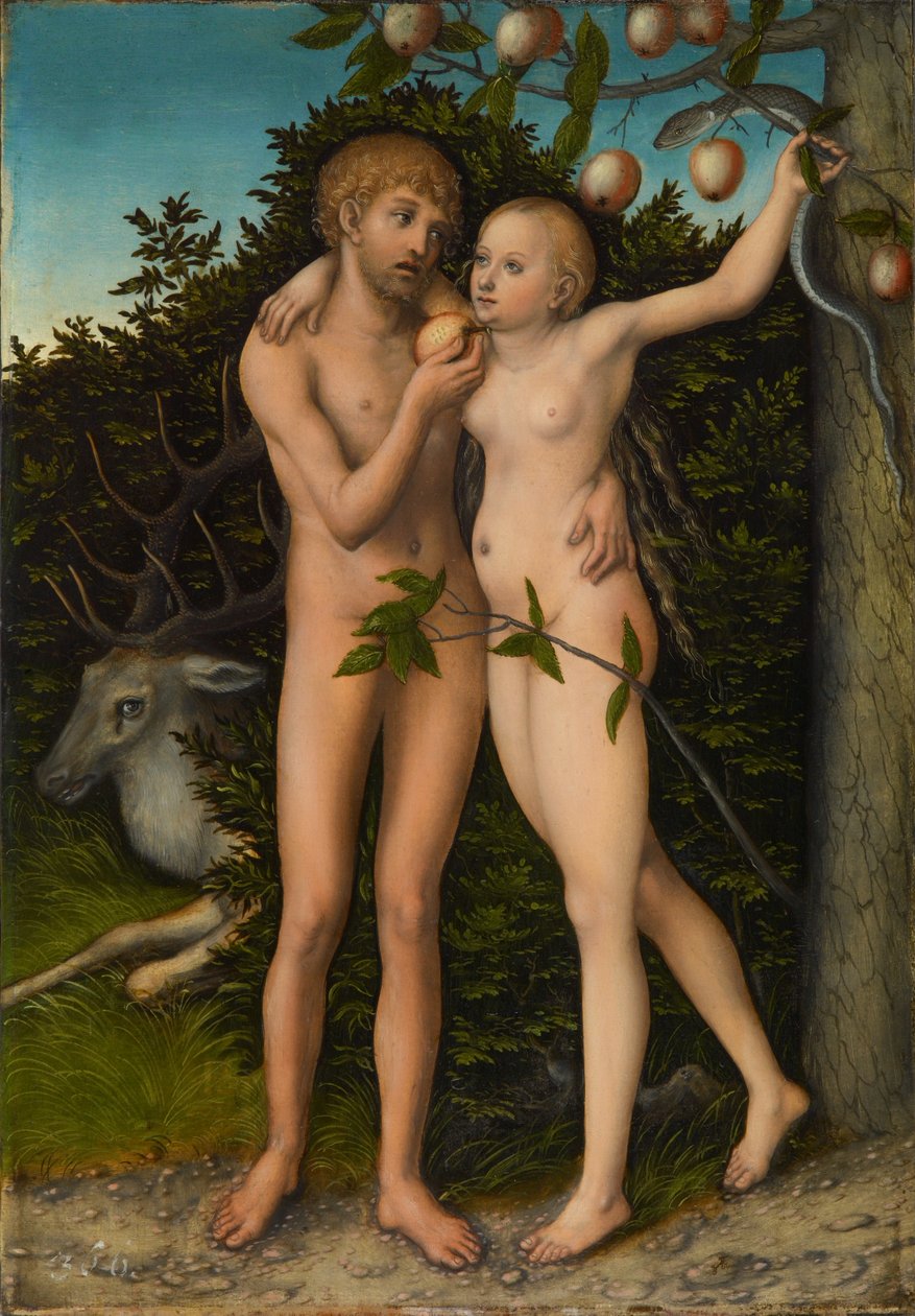 Fall of Man av Lucas Cranach the Elder