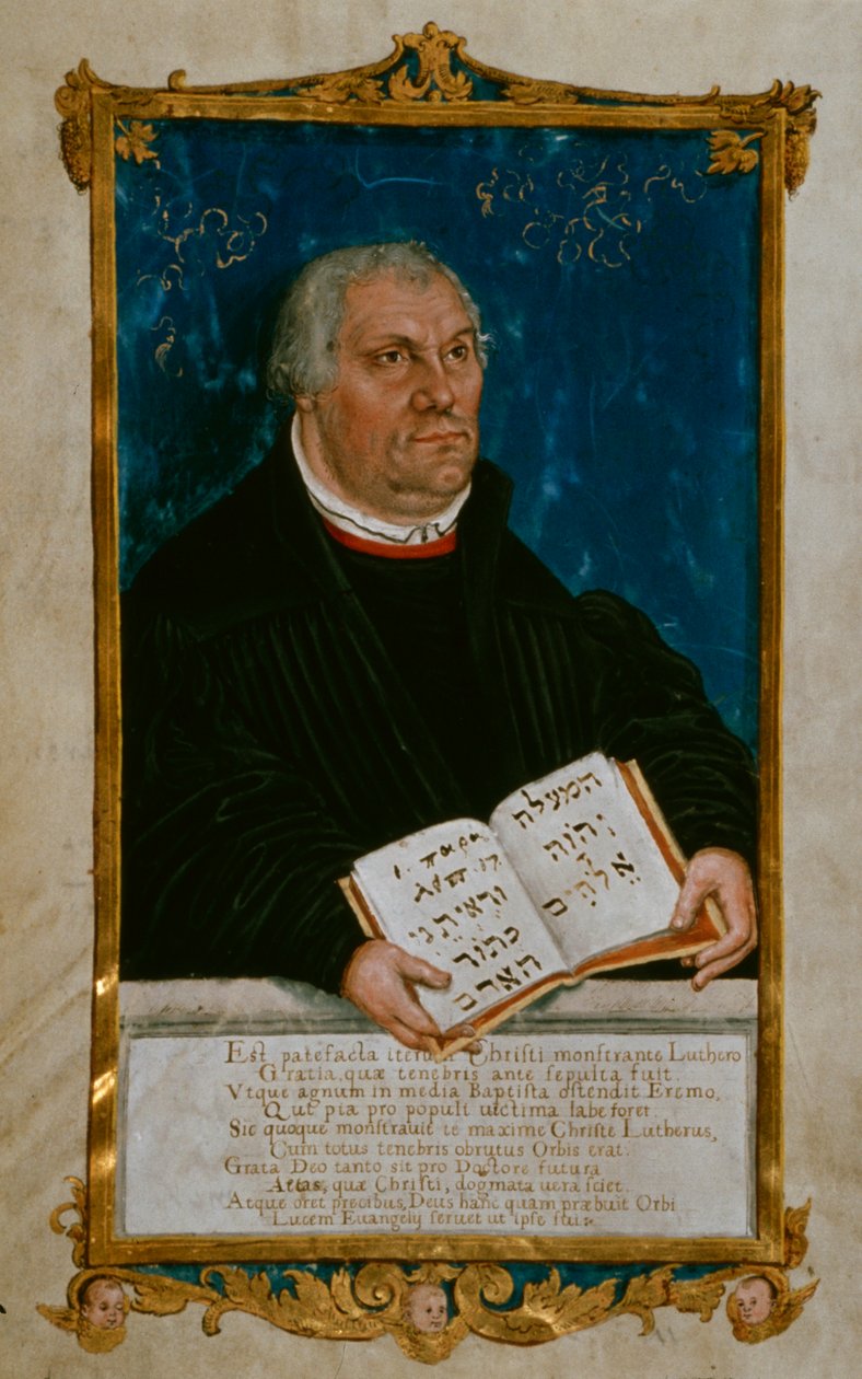 Tyska Bibeln av Luthers översättning, 1561 av Lucas Cranach the Younger
