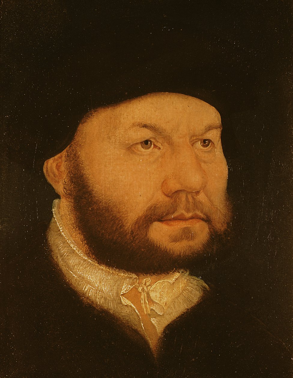 Porträtt av John Frederick the Magnanimous (1532-1547), kurfurst av Sachsen (olja på trä) av Lucas Cranach the Elder