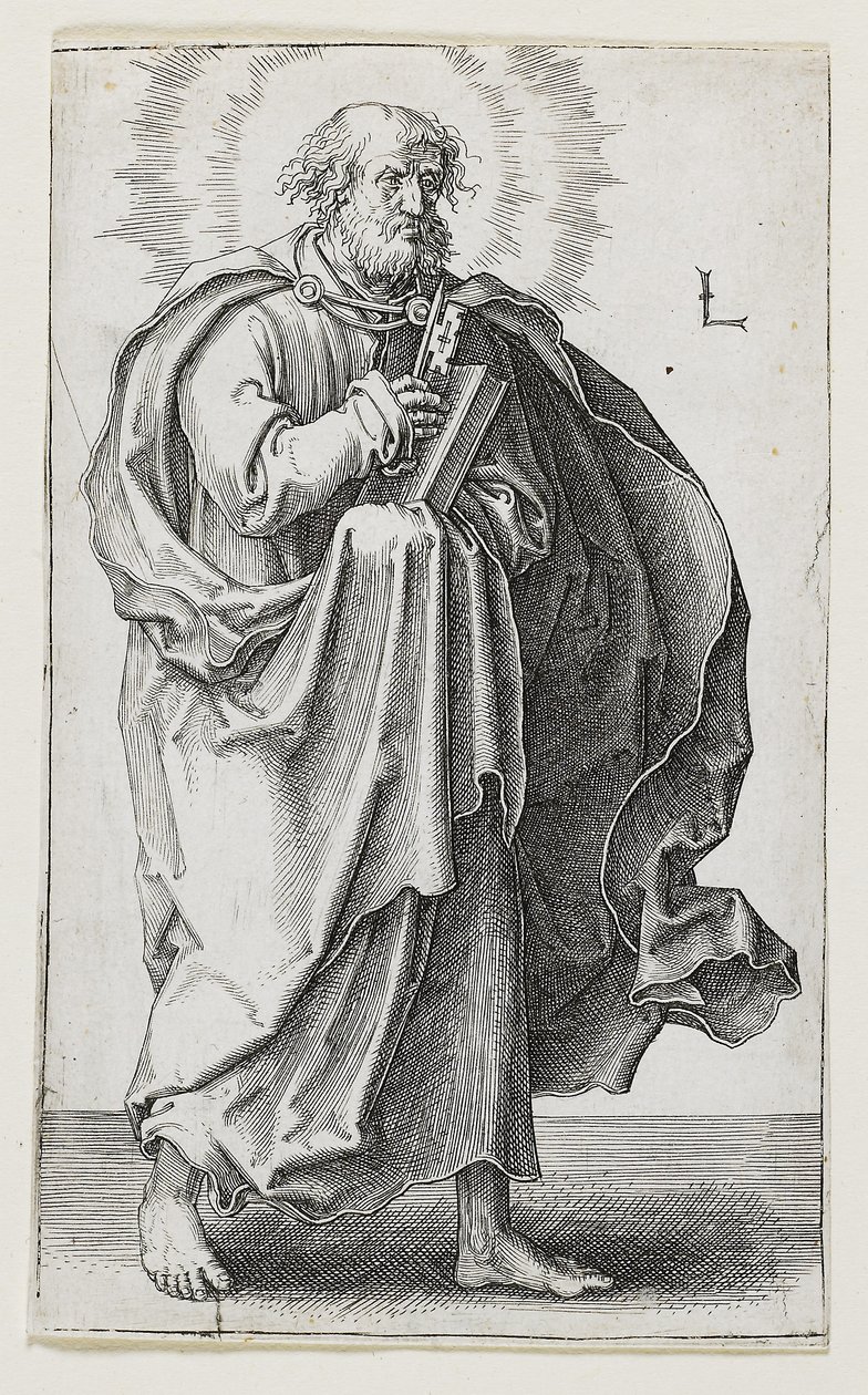 Sankt Peter, 1510 av Lucas van Leyden
