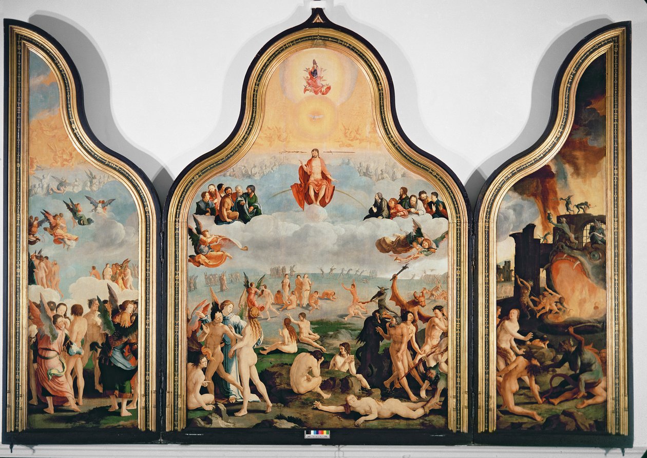 Den sista domen (altartavla) av Lucas van Leyden