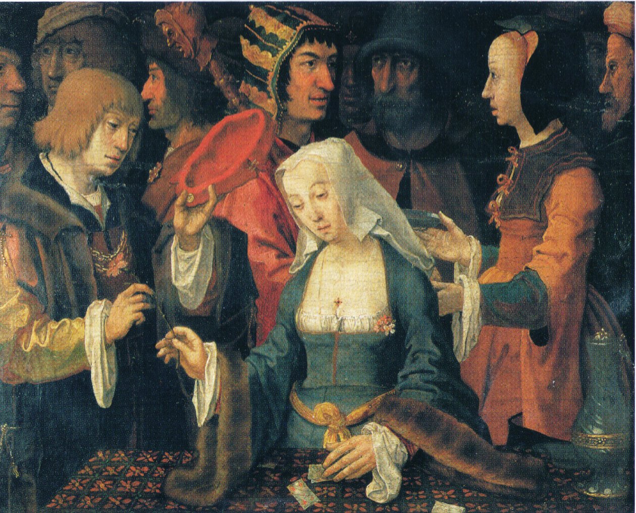 The fortune-teller av Lucas van Leyden