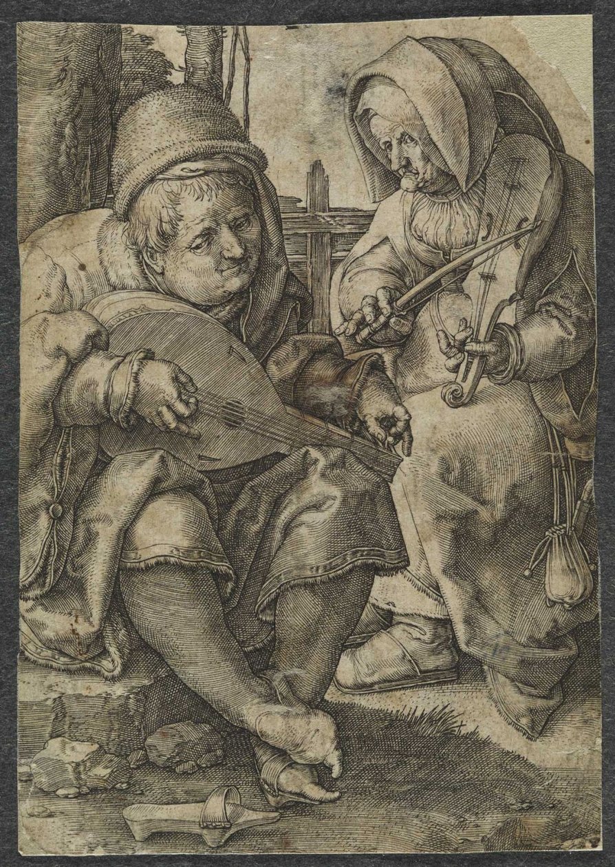 The musicians av Lucas van Leyden