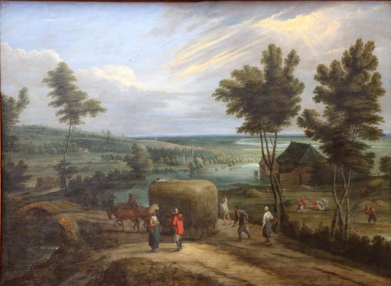 Sommarlandskap, slåtter av Lucas van Uden
