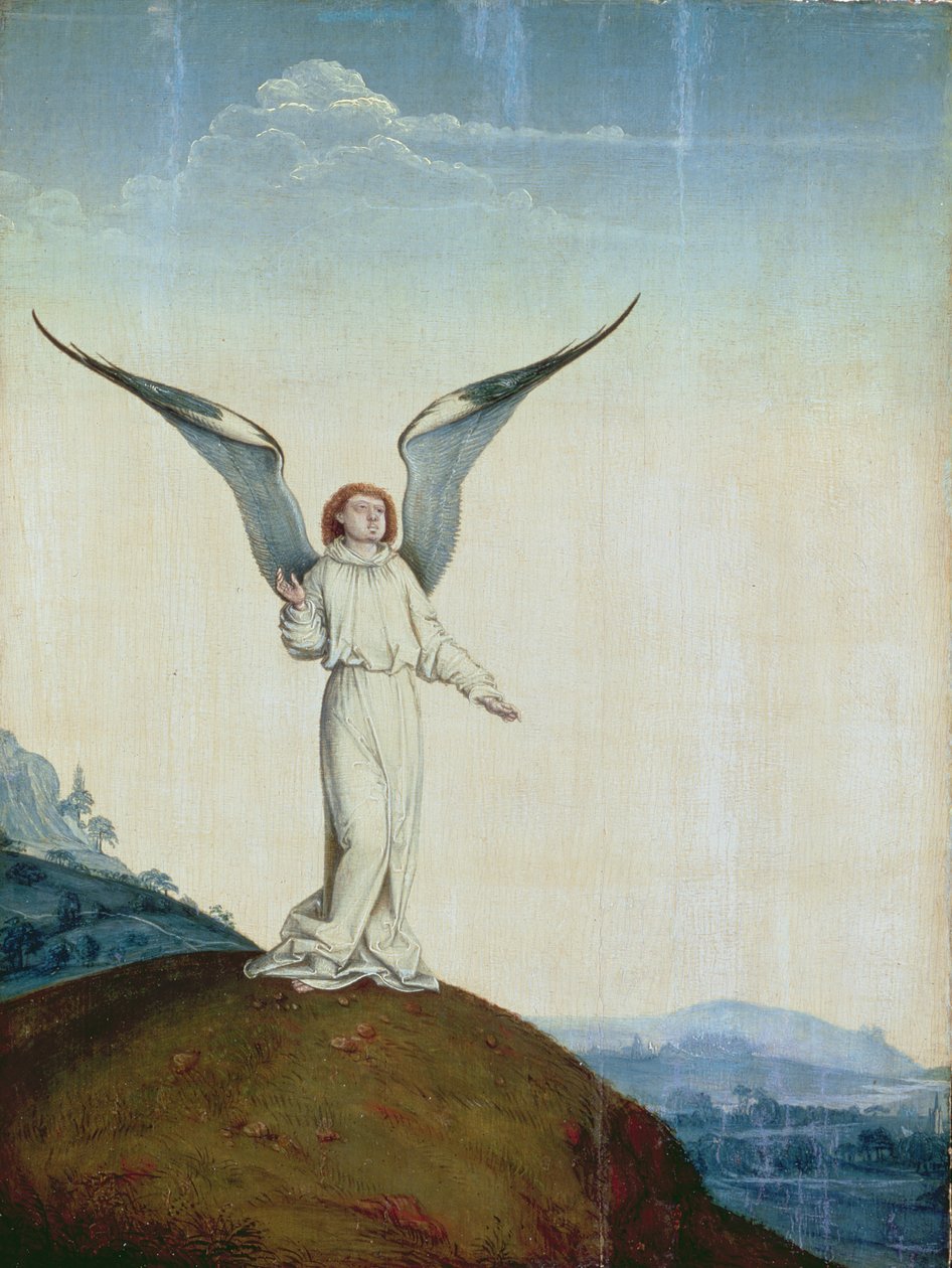 Ängel, ca 1530 av Lucas van Leyden