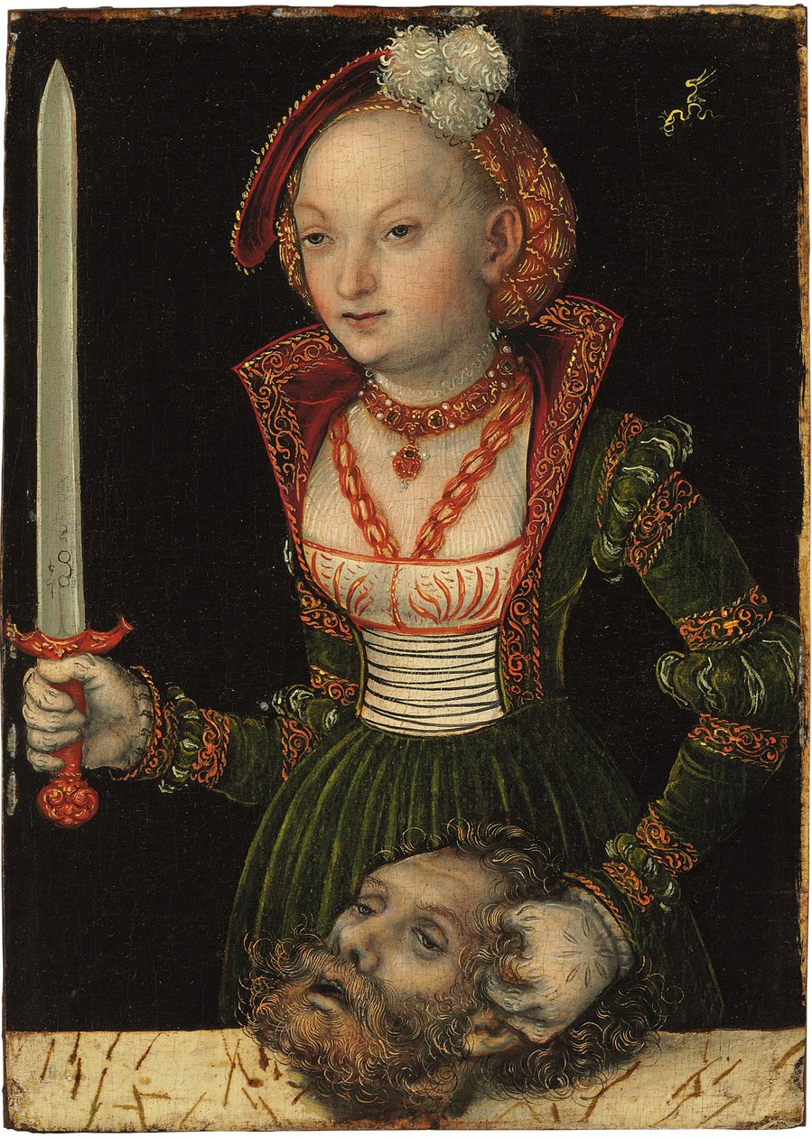 Judith och Holofernes av Lucas Cranach