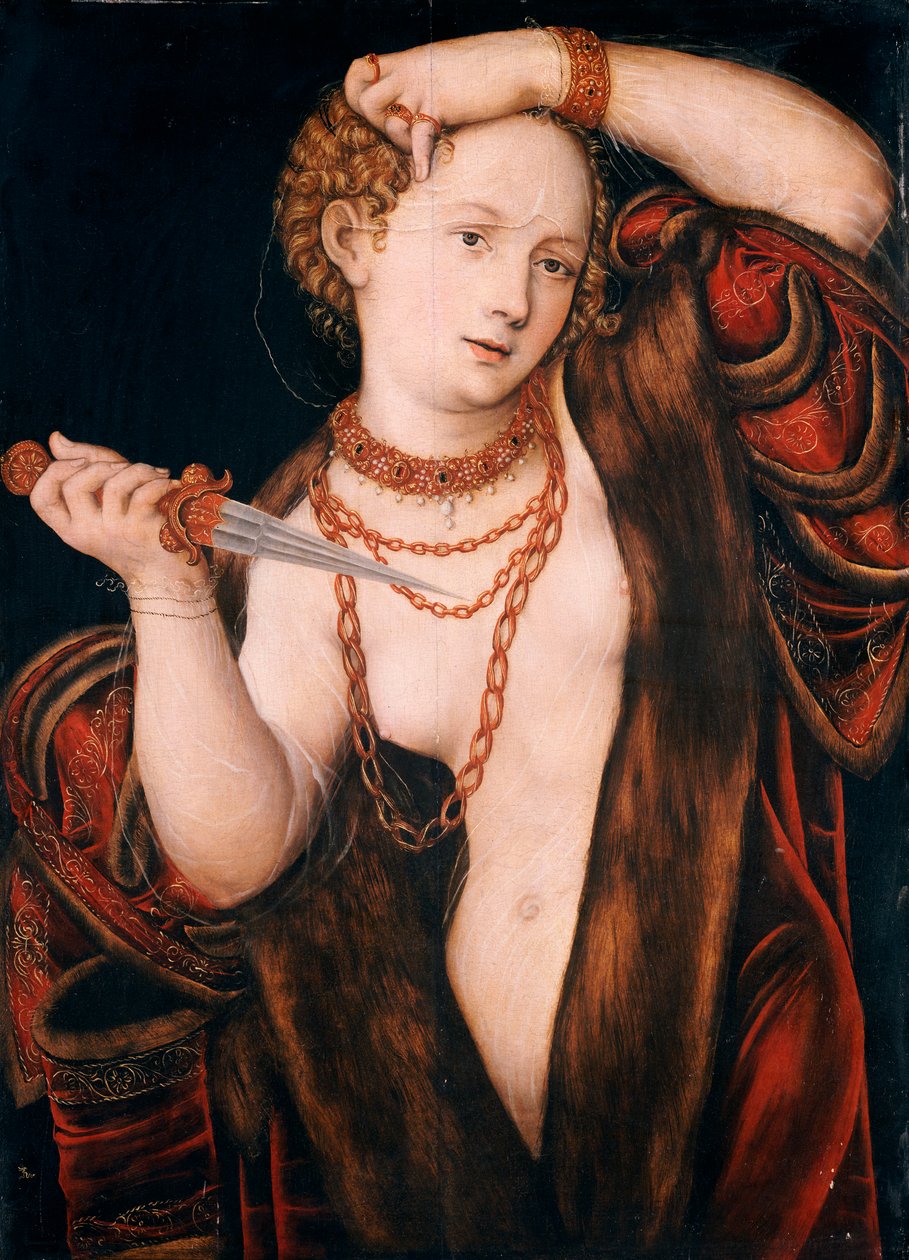 Lucretia, efter 1537 av Lucas Cranach