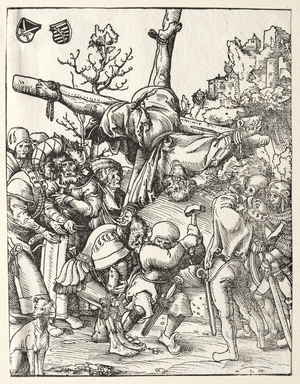 Peters martyrskap av Lucas Cranach