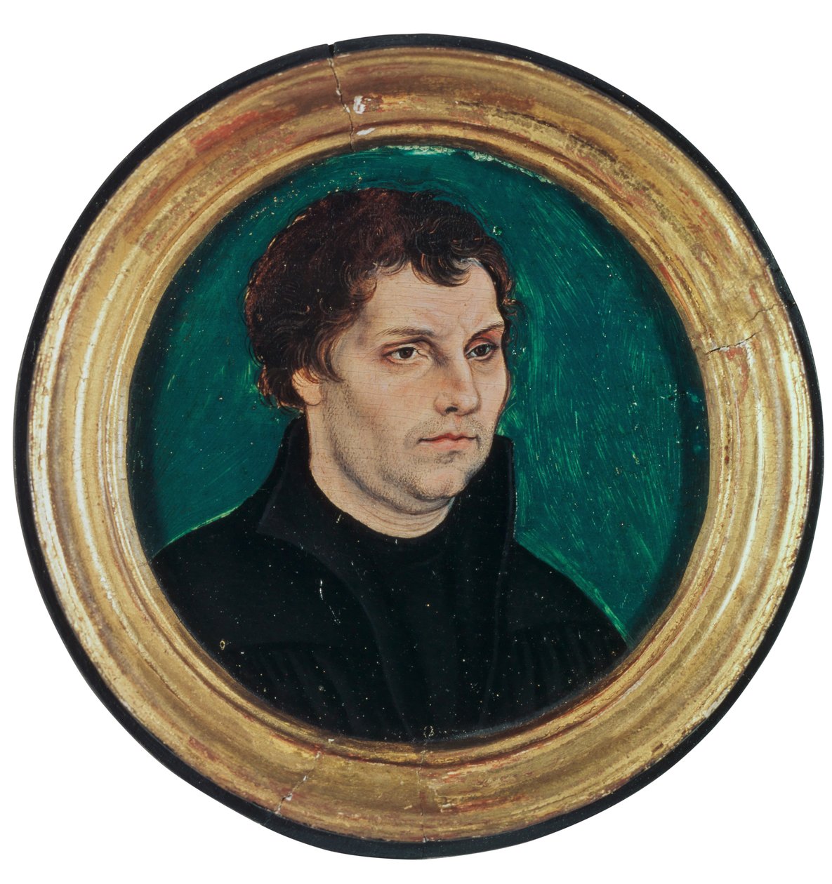 Porträtt av Martin Luther, 1525 av Lucas Cranach the Elder