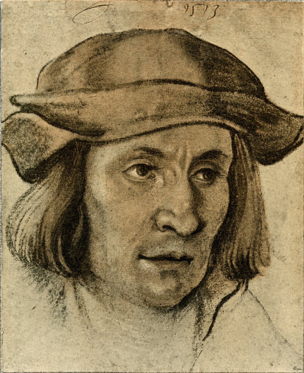 Porträtt av en man av Lucas Cranach the Elder