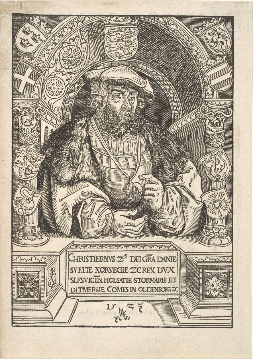 kung Christian II av Danmark av Lucas Cranach d.Æ.