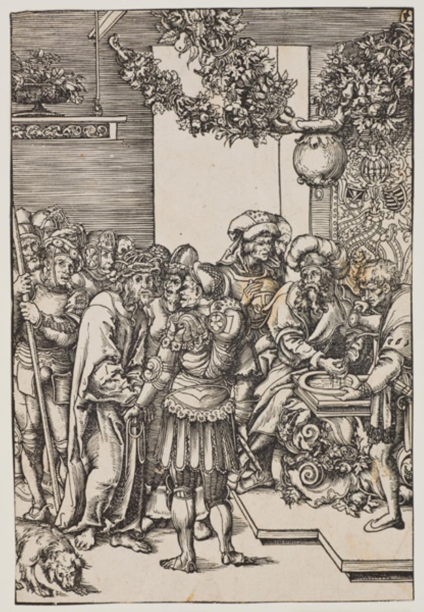 Pilatus tvättar sina händer av Lucas Cranach d.Æ.