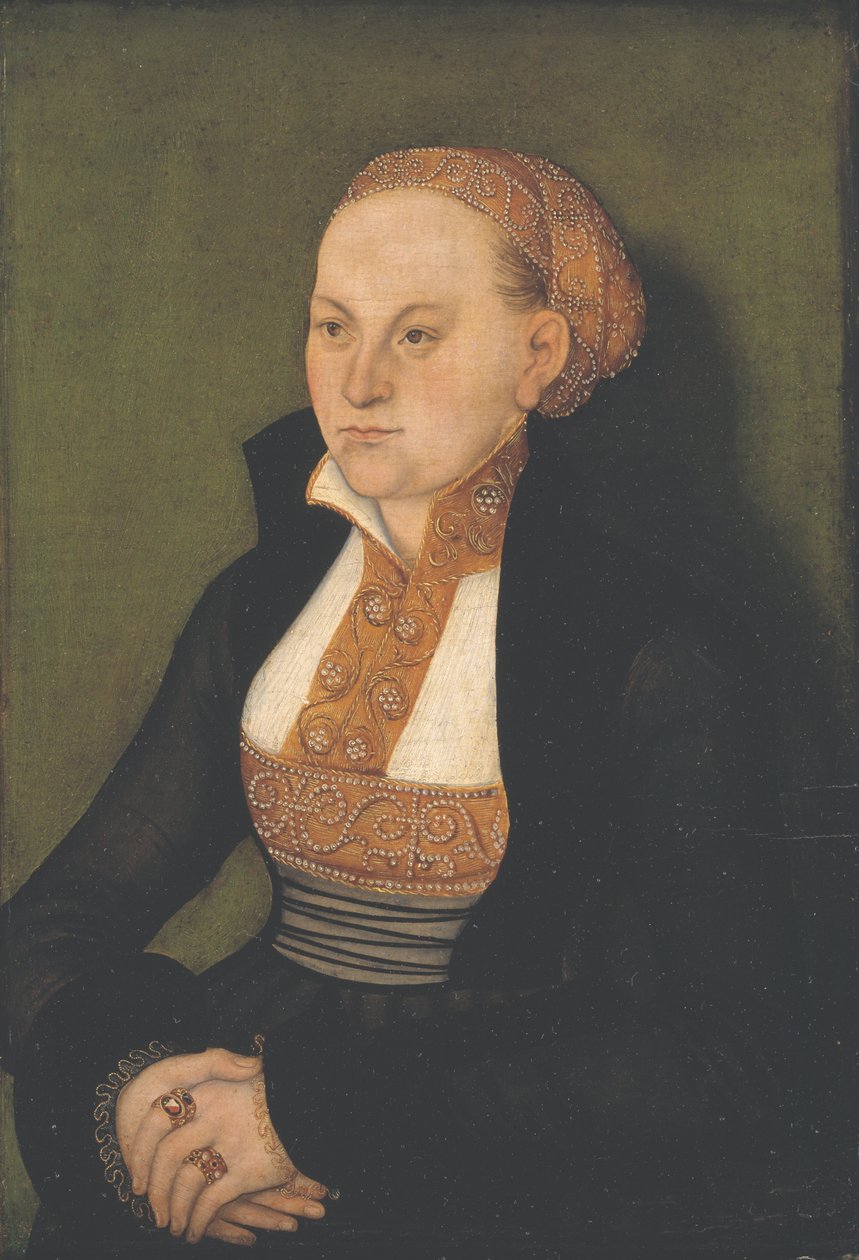 Porträtt av en dam av Lucas Cranach d.Æ.