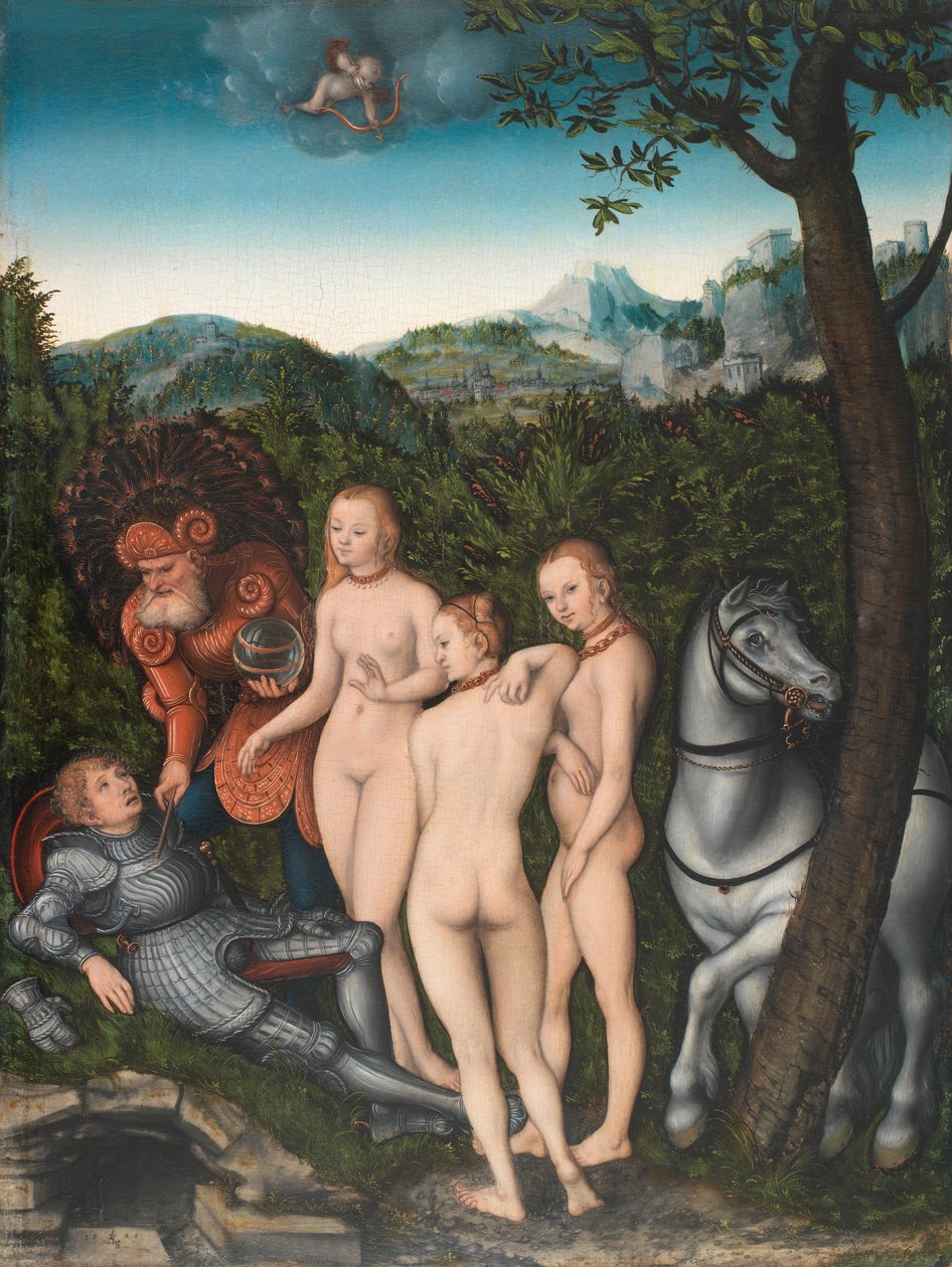 Parisdomen av Lucas Cranach d.Æ.