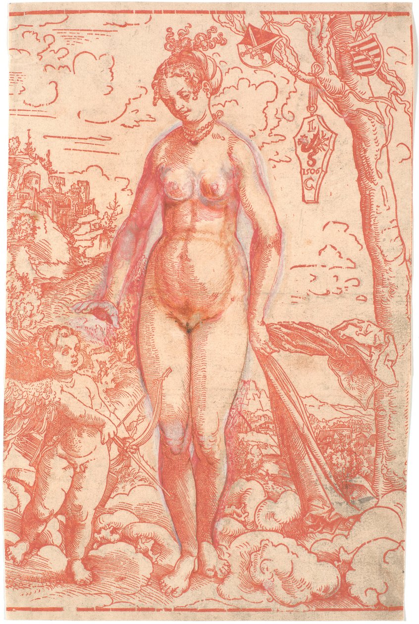 Venus och Amor av Lucas Cranach d.Æ.