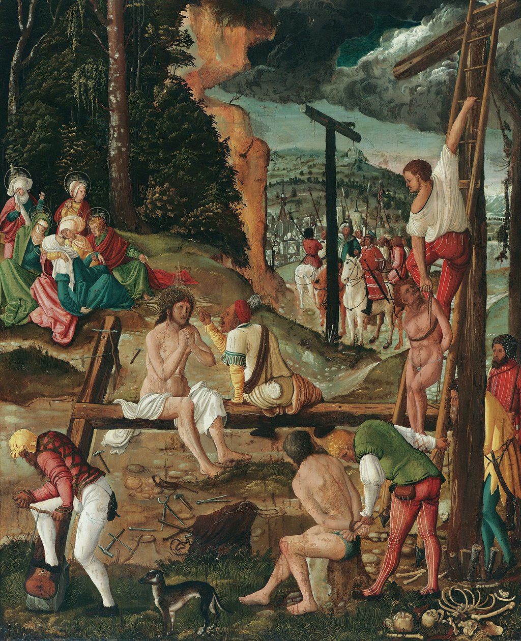 Före Kristi korsfästelse (Kristus i lidande) av Lucas Cranach d. Ä.