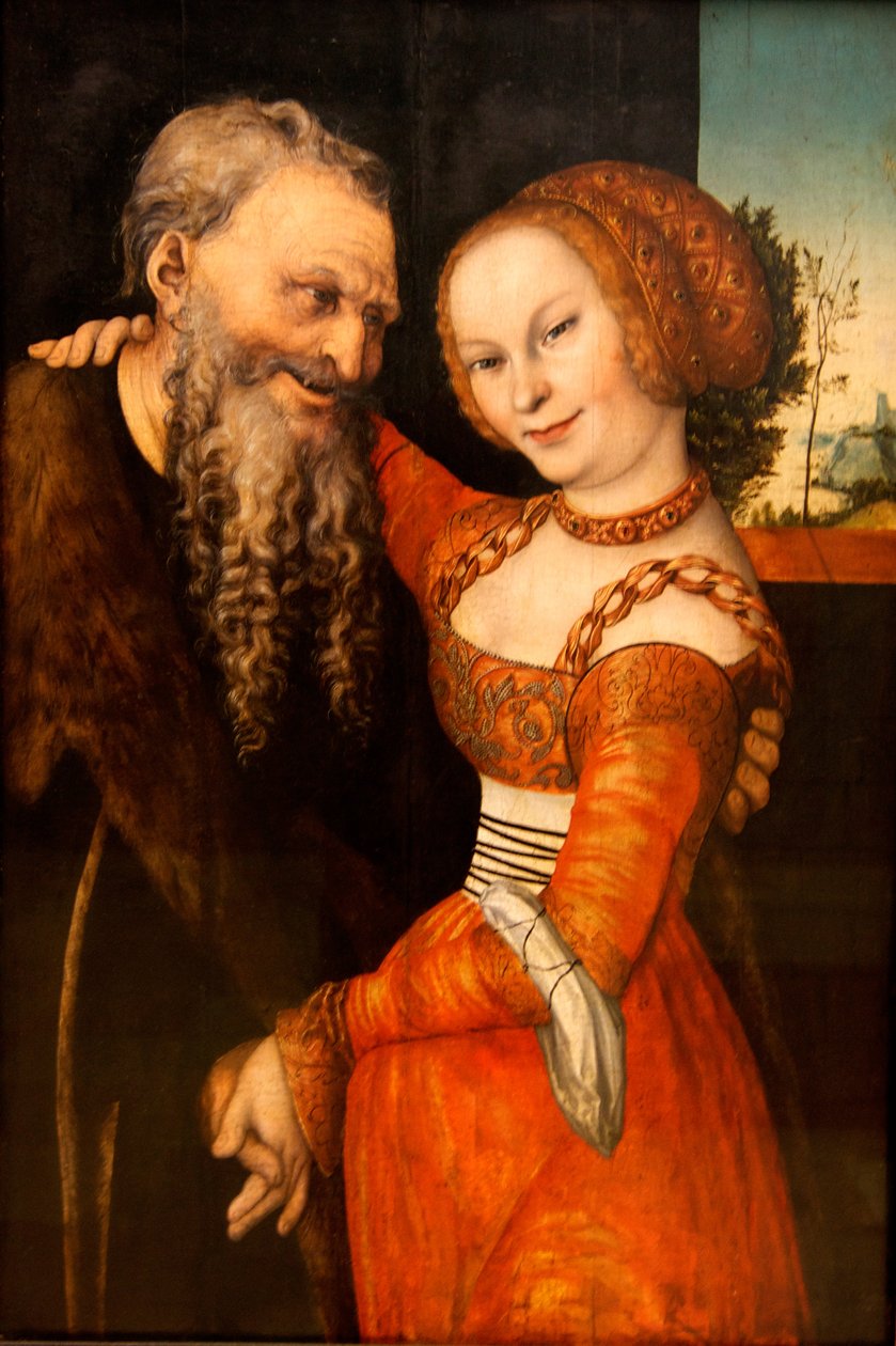 Ett par som inte passar ihop av Lucas Cranach the Elder